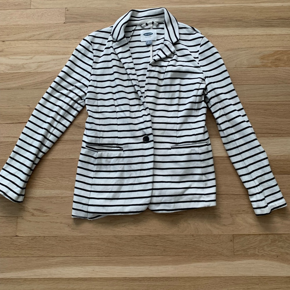 Old Navy sweatshirt material blazer